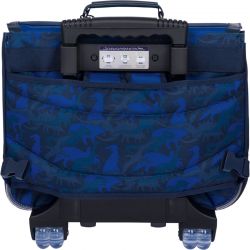 Cartable à Roulettes 38cm Basile Bleu