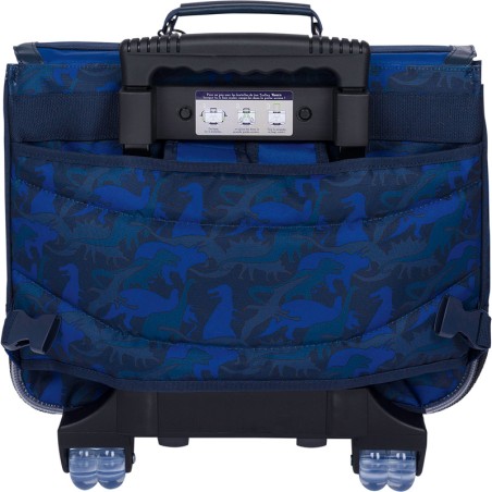 Cartable à Roulettes 38cm Basile Bleu