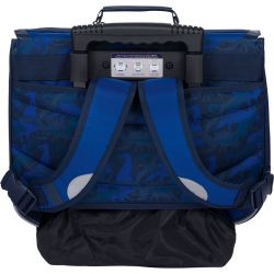 Cartable à Roulettes 38cm Basile Bleu
