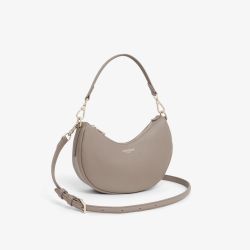 Sac Porté Epaule Demi Lune Champs-Elysées en Cuir