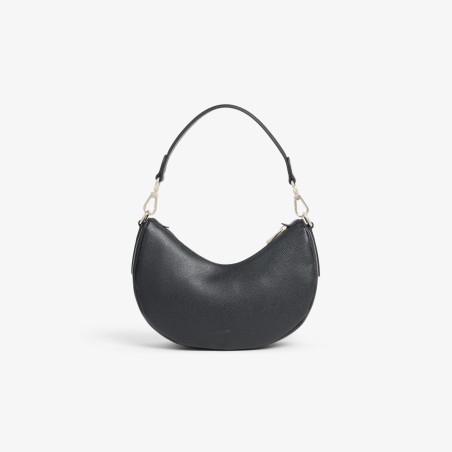 Sac Porté Epaule Demi Lune Champs-Elysées en Cuir
