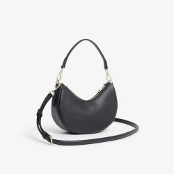Sac Porté Epaule Demi Lune Champs-Elysées en Cuir