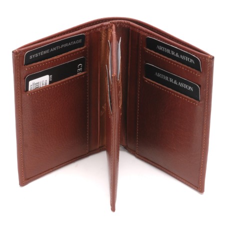 Portefeuille Pablo en Cuir Plongé