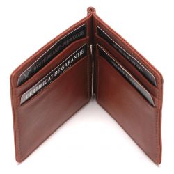 Petit Porte-Cartes Pablo en Cuir Plongé
