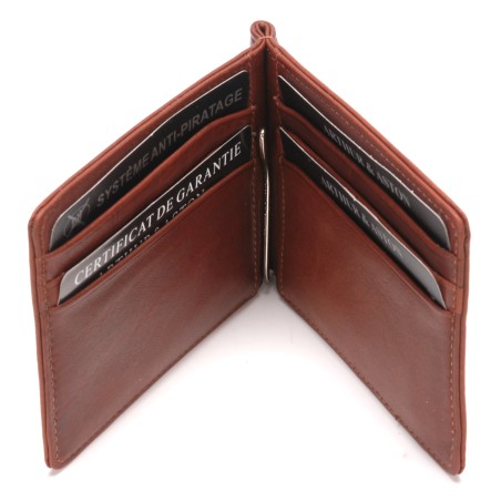 Petit Porte-Cartes Pablo en Cuir Plongé