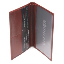 Porte-Chéquier Pablo en Cuir Plongé