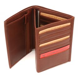 Grand Portefeuille Pablo en Cuir Plongé