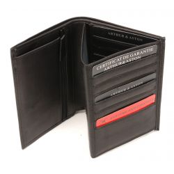 Grand Portefeuille Pablo en Cuir Plongé