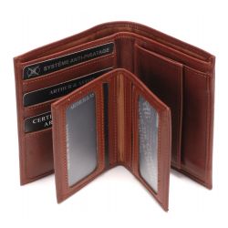 Portefeuille et Porte-Cartes Pablo en Cuir Plongé
