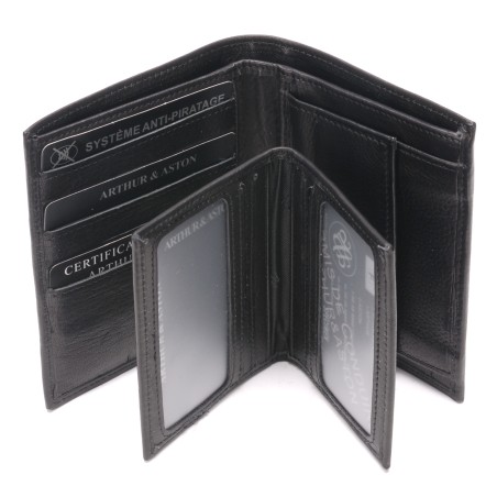 Portefeuille et Porte-Cartes Pablo en Cuir Plongé