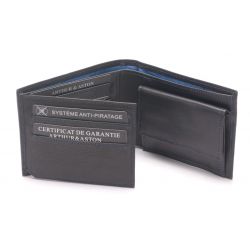 Portefeuille Italien Pablo en Cuir Plongé