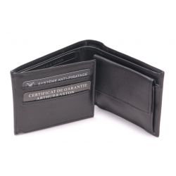 Portefeuille Italien Pablo en Cuir Plongé