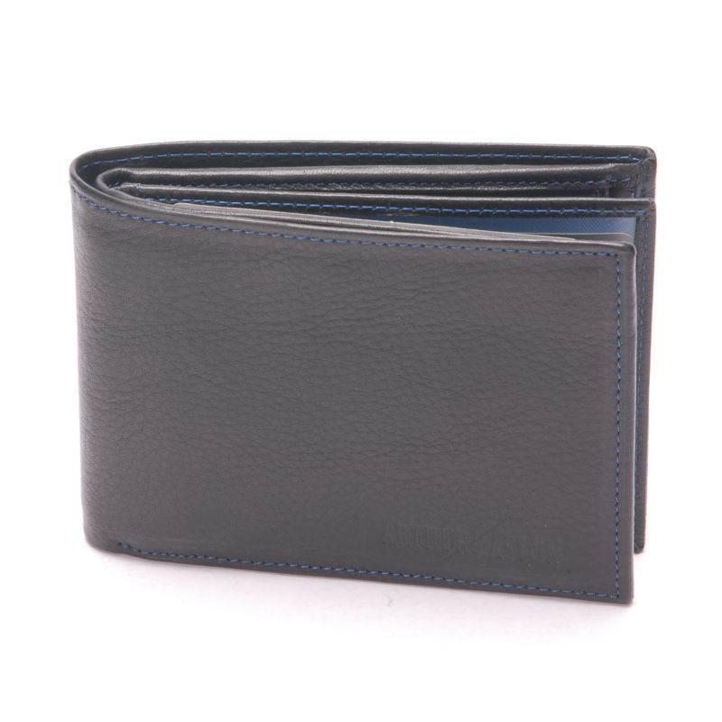Portefeuille Italien Pablo en Cuir Plongé
