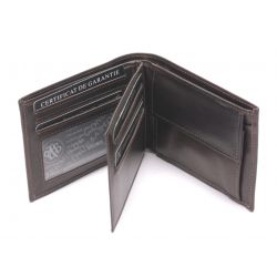 Portefeuille Italien Pablo en Cuir Plongé
