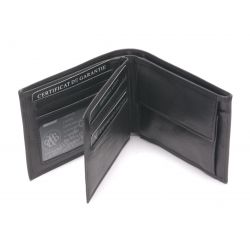 Portefeuille Italien Pablo en Cuir Plongé