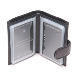 Porte-Cartes à Pression Pablo en Cuir Plongé