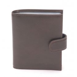 Grand Porte-Cartes à Pression Pablo en Cuir Plongé