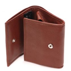 Porte-Monnaie et Cartes Pablo en Cuir Plongé