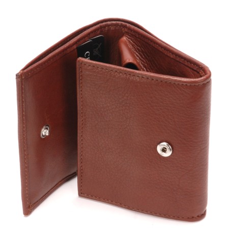 Porte-Monnaie et Cartes Pablo en Cuir Plongé