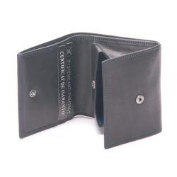 Porte-Monnaie et Cartes Pablo en Cuir Plongé