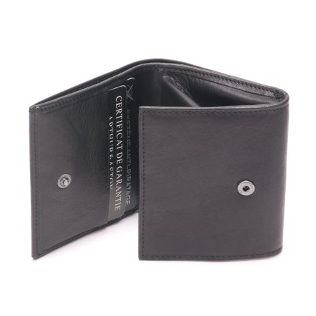 Porte-Monnaie et Cartes Pablo en Cuir Plongé