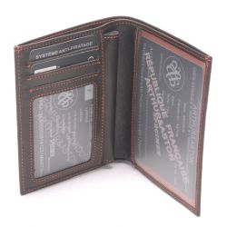 Portefeuille Pablo en Cuir Plongé