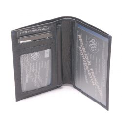 Portefeuille Pablo en Cuir Plongé