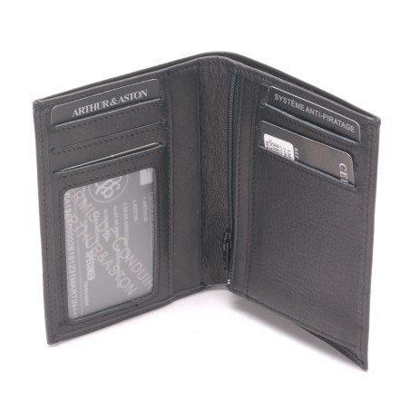 Portefeuille Pablo en Cuir Plongé