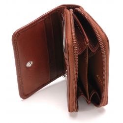 Petit Porte-Monnaie et Cartes Pablo en Cuir Plongé