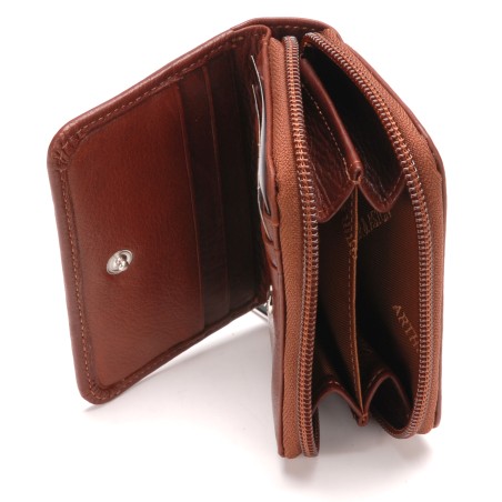 Petit Porte-Monnaie et Cartes Pablo en Cuir Plongé