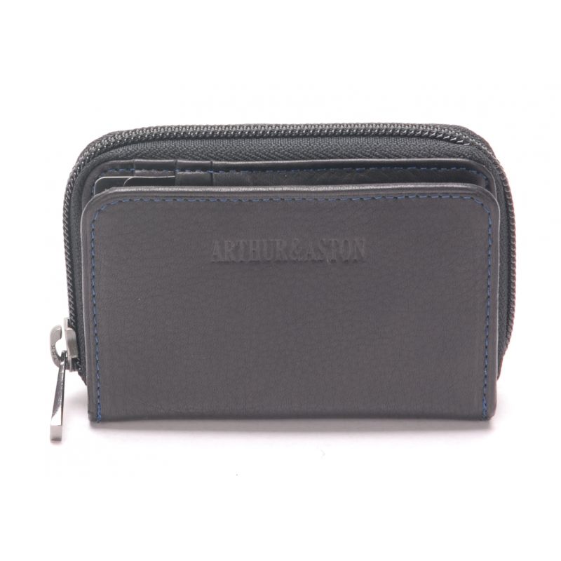 Petit Porte-Monnaie et Cartes Pablo en Cuir Plongé