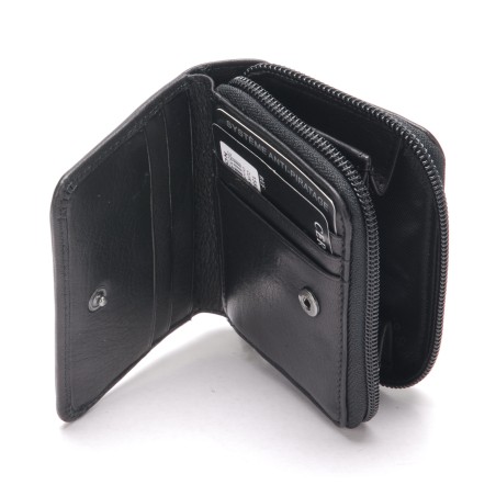 Petit Porte-Monnaie et Cartes Pablo en Cuir Plongé