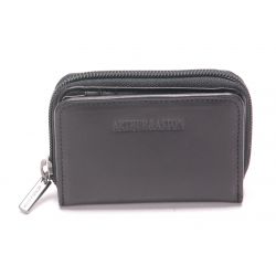 Petit Porte-Monnaie et Cartes Pablo en Cuir Plongé