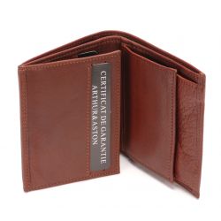 Portefeuille Pablo en Cuir Plongé