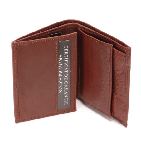 Portefeuille Pablo en Cuir Plongé