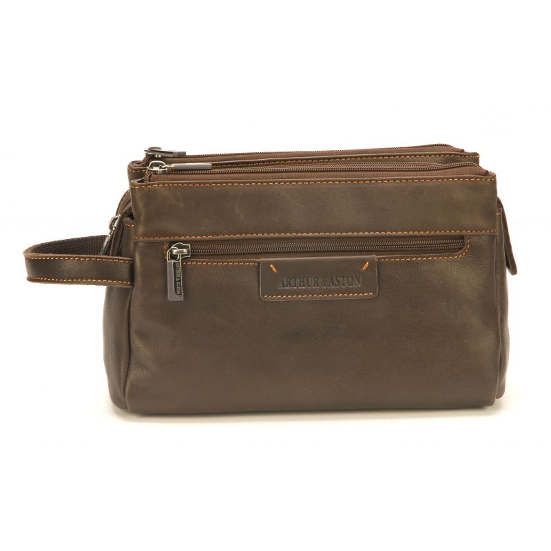 Trousse de Toilette Johany en Cuir - Arthur & Aston