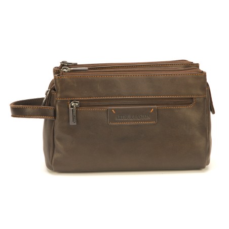 Trousse de Toilette Johany en Cuir - Arthur & Aston