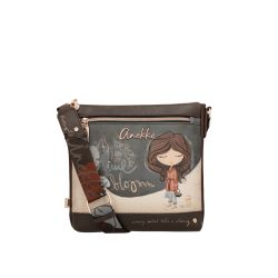 Sac Bandoulière Carré Tulip en Synthétique