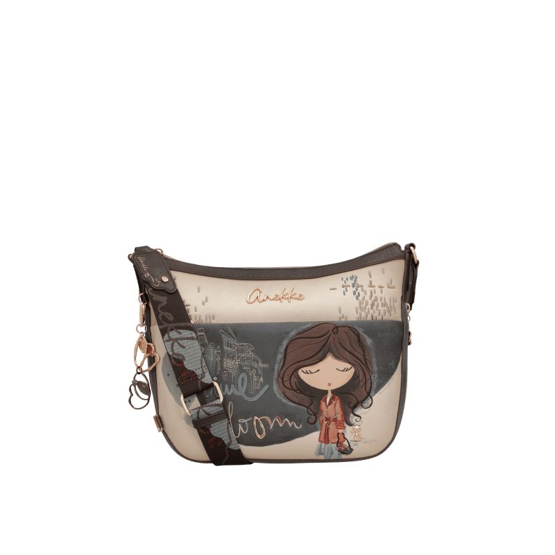 Sac Bandoulière Moyen Tulip en Synthétique