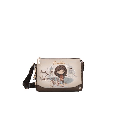 Sac Bandoulière 3 Compartiments Tulip en Synthétique
