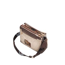 Sac Bandoulière 3 Compartiments Tulip en Synthétique
