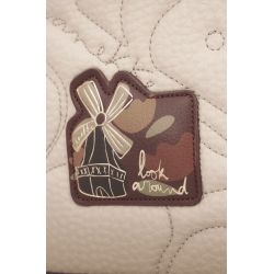 Sac Bandoulière 3 Compartiments Tulip en Synthétique