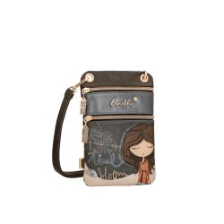 Mini Pochette Bandoulière Tulip en Synthétique