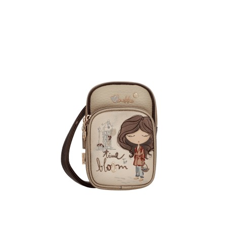 Mini Sac Bandoulière avec Poche Tulip en Synthétique