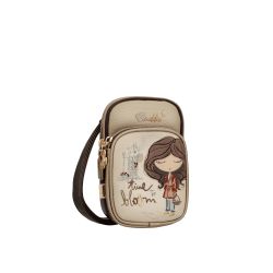 Mini Sac Bandoulière avec Poche Tulip en Synthétique