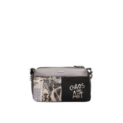 Sac Bandoulière Rectangulaire 3 Compartiments Iron en Synthétique