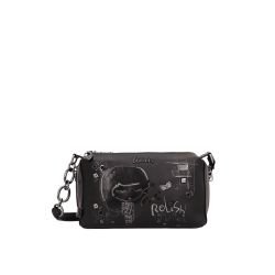 Sac Bandoulière Rectangulaire 3 Compartiments Iron en Synthétique