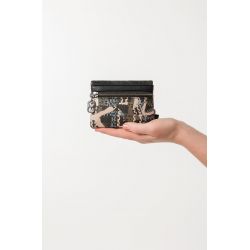 Mini Porte-Monnaie à Rabat Iron en Synthétique
