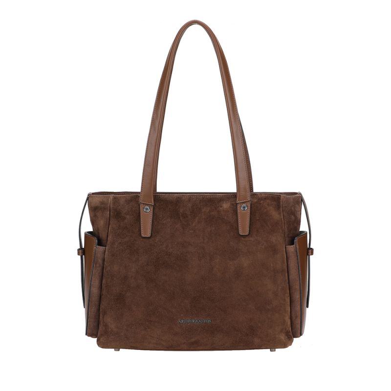 Sac Porté Epaule Maya en Cuir Suède