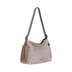 Sac Porté Epaule Réglable Maya en Cuir Suède